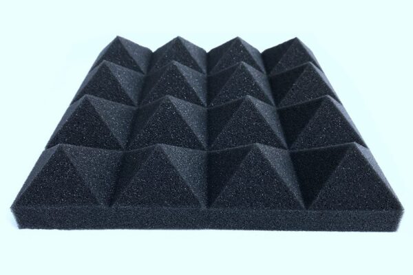 Pyramid acoustic foam panels in Dubai for noise control and echo reduction