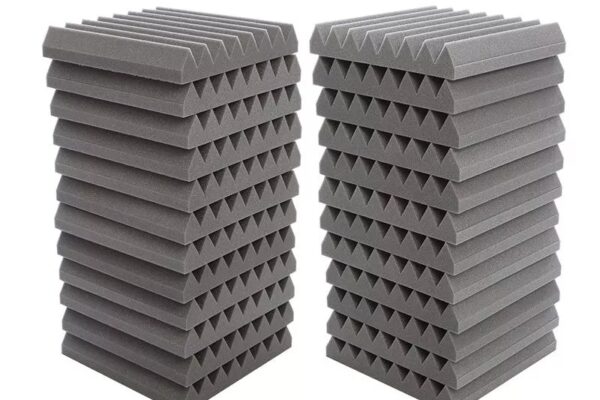 Acoustic foam wedge panels Dubai for soundproofing walls and studios UAE