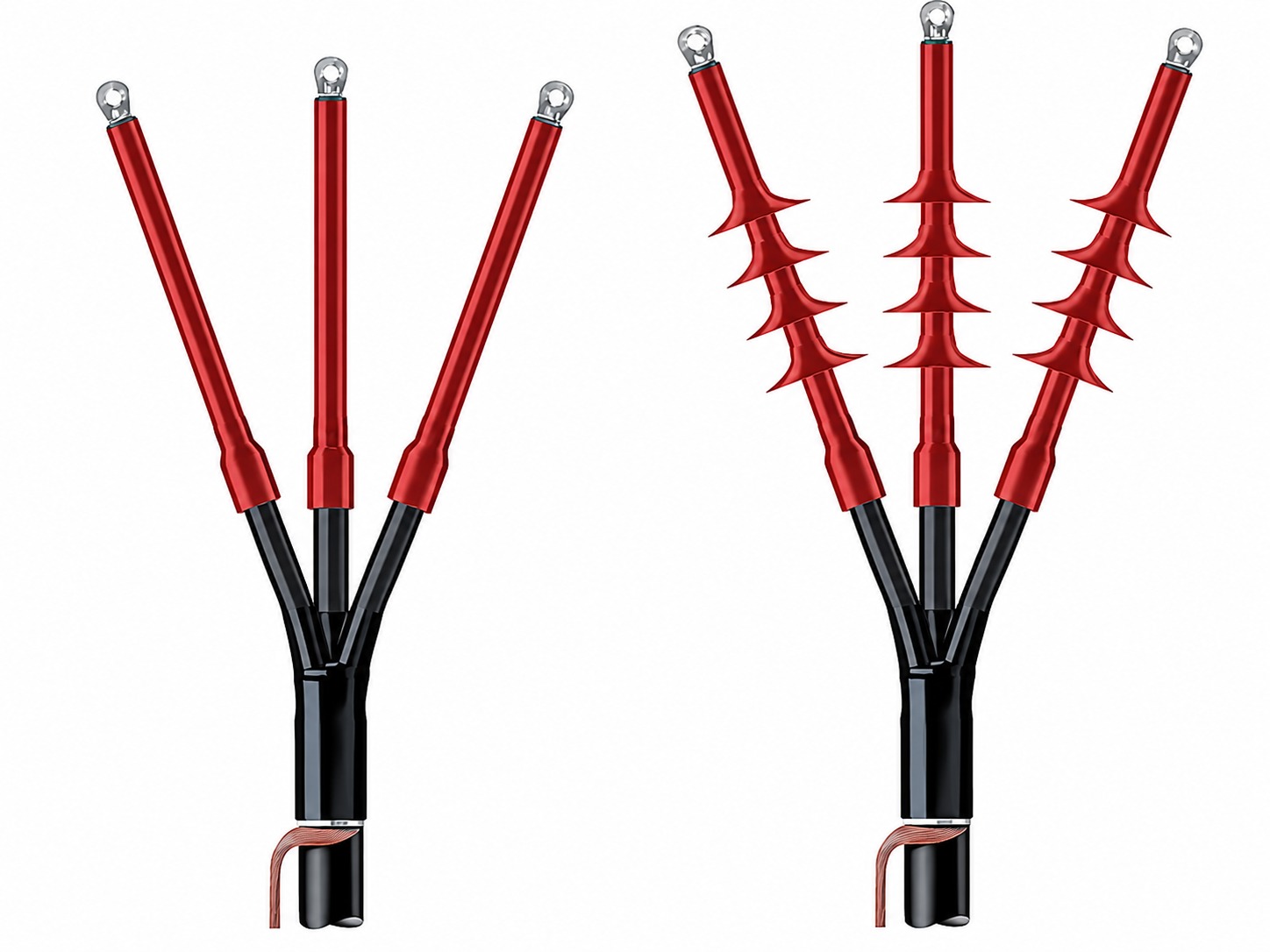 Cable termination kits and accessories