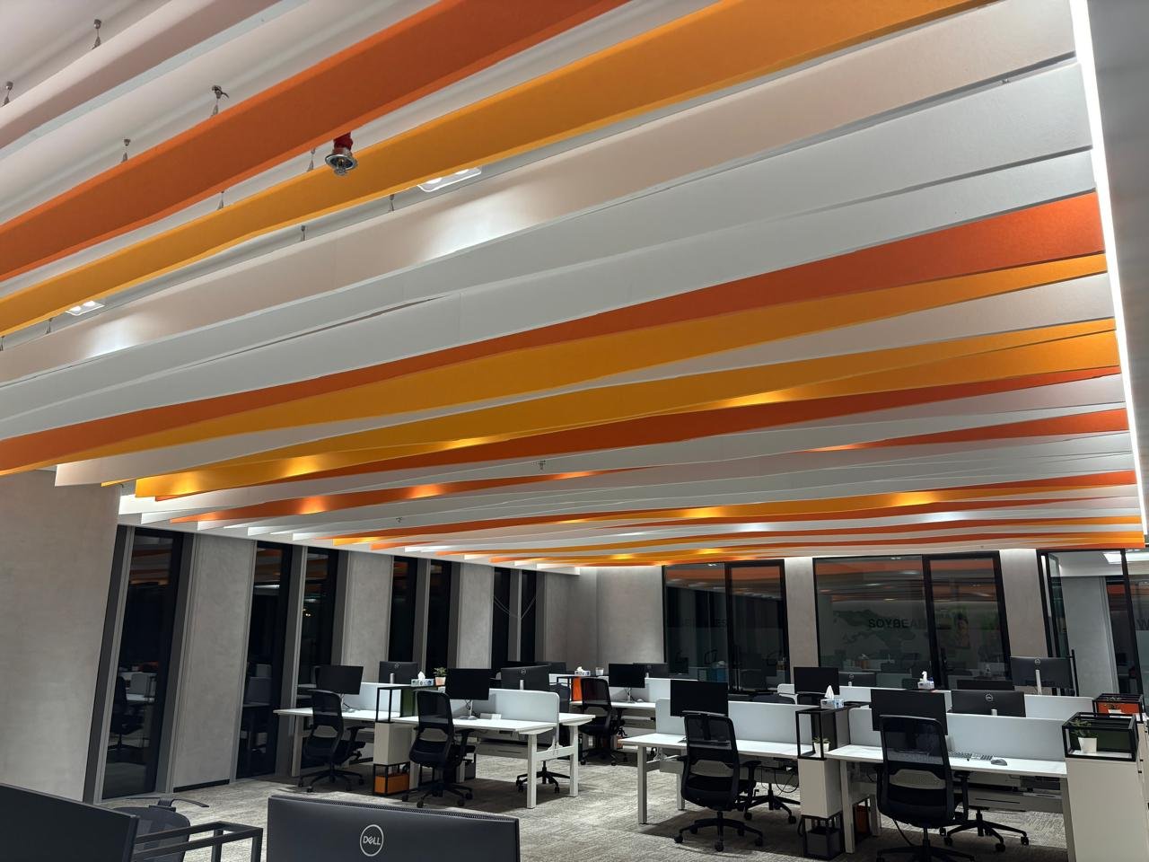 Commercial interior acoustic installation planning in Dubai