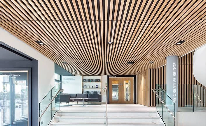 Acoustic felt ceiling panels