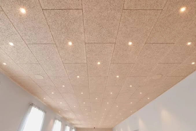 Large UAE commercial building architecture lobby auditorium layout optimized using premium acoustic installations